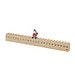 Holz-Kalender WALKING SANTA,braun