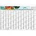 Geiger-Notes Wandplaner Horizont Recyclingkarton, inkl. Druck, Schmuckfarbe