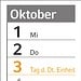 Geiger-Notes Wandplaner Horizont green+blue, inkl. Druck, Schmuckfarbe