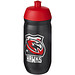 HydroFlex™ 500 ml Sportflasche, rot, schwarz