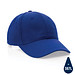 Impact 6 Panel Kappe aus 280gr rCotton mit AWARE Tracer, blau