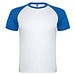 weiß / royalblau