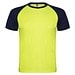 Indianapolis T-Shirt Unisex, Fluor Yellow / schwarz, 2XL