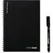 INFINITEBOOK LINED A5. "Infinitebook" mit flexiblem Einband und 15 linierten Whiteboard-Seiten, Schwarz