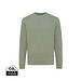 Iqoniq Denali ungefärbt. Rundhals-Sweater, ungefärbtes grün, XXXL