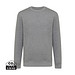 Iqoniq Etosha Lightweight Sweater aus recycelter Baumwolle, ungefärbte helles Anthrazit, XXXL