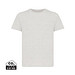 Iqoniq Koli Kids T-Shirt aus recycelter Baumwolle, ungefärbte helles Grau, 13-14 y