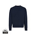 Iqoniq Kruger Relax-Rundhals-Sweater aus recycelt. Baumwolle, navy blau, M