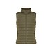 Iqoniq Meru Damen Bodywarmer aus recyceltem Polyester, khaki, XXS