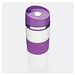 Isolierbecher ARABICA,lila, weiß