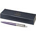 PARKER Druckkugelschreiber Jotter Metall, blaue Mine, mittelviolett PARKER Druckkugelschreiber Jotter Metall, blaue Mine, mittelviolett