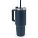 JOYNER XL. Grosser Reisebecher aus Edelstahl (91 % recycelt) mit vakuumisolierter Doppelwand und matter Oberfläche 1300 ml, Dunkelblau