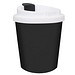 Kaffeebecher PremiumPlus small, 250 ml, schwarz/weiß