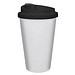 Kaffeebecher PremiumPlus, 350 ml, weiß/schwarz
