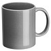 Kaffeetasse aus Keramik, 300ml, grau