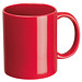 Kaffeetasse aus Keramik, 300ml, rot