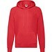 Kapuzen-Sweatshirt Lightweight Hooded S Unisex, XL, ROT