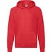 Kapuzen-Sweatshirt Lightweight Hooded S Unisex, XXL, ROT