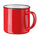 Keramiktasse Camper, 360 ml, rot