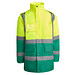 Kombinierter, gesteppter Parka Merak mit High Visibility, L, garden green/fluor yellow