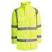 Kombinierter, gesteppter Parka Merak mit High Visibility, XXL, fluor yellow