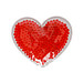 Kühl-/Wärmekissen Bead, Herz, rot