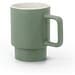 KUERTEN. Keramikbecher mit matter Oberfläche 330 ml, Khaki