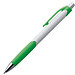 Druckkugelschreiber aus Kunststoff, blaue Mine, grün