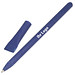 Kugelschreiber aus Papier, blaue Mine, blau