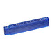Kunststoff-Zollstock, 1 Meter, blau/transparent
