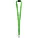 LEEDS. Lanyard aus Polyester mit Sicherheitsverschluss, Hellgrün
