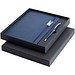 Legato Elegance A5 Hardcover Notizbuch mit Tintenroller Set, Ozeanblau