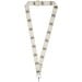 Liv Verstellbares RPET Sublimation Lanyard, weiss