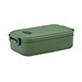 Lunchbox recyceltes PP 800 ml INDUS, Dunkelgrün