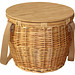 Mark Twain Picknickkorb aus Rattan, beige