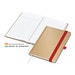 Geiger-Notes Match-Book White Bestseller Notizbuch A5 Natura braun, inkl. Druck, rot
