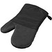 Maya Ofenhandschuh, schwarz glänzend,schwarz