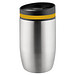 Metmaxx® Thermobecher CremaOfficina, silber/Ring gelb