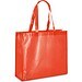 MILLENIA. Tragetasche aus laminiertem Non-Woven (110 g/m²), Rot