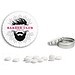 Mini Clic Clac Box, 20 g, zuckerhaltige Pfefferminztabletten, weiß, inkl. Druck