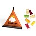 Mini Tetraeder Fruchtgummi, 10 g, Gummibärchen, Folie transparent, inkl. Druck