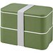 MIYO POP 700 + 700 ml doppelschichtige Lunchbox, heather grün