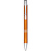 Moneta Druckkugelschreiber aus eloxiertem Aluminium, schwarze Mine, orange Moneta Druckkugelschreiber aus eloxiertem Aluminium, schwarze Mine, orange