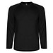 Montecarlo Langarm-Sport-Shirt für Kinder, schwarz, 8