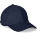 NATHAN. Kappe aus 100 % Baumwolle (260 g/m²) mit 6 Paneelen, Dunkelblau