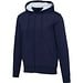 Natron 320 g/m² Sherpa-Kapuzenjacke mit Reißverschluss, navy, S