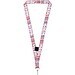 Neve Sublimation Lanyard für mit Loop, schwarz, 20mm