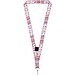 Neve Sublimation Lanyard für mit Loop, schwarz, 25mm