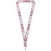 Neve Sublimation Lanyard für mit Loop, weiss, 20mm