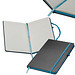 Notizbuch BlackLine, DIN A5, schwarz/hellblau